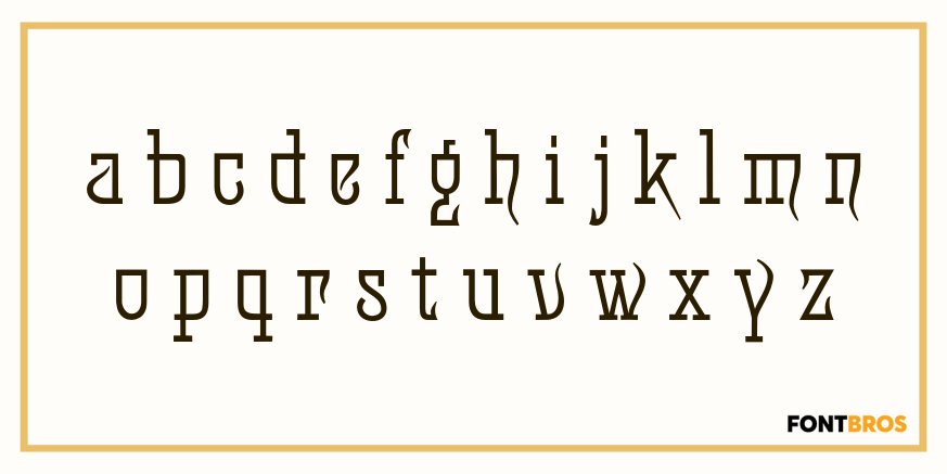 Zorro Font Poster #3