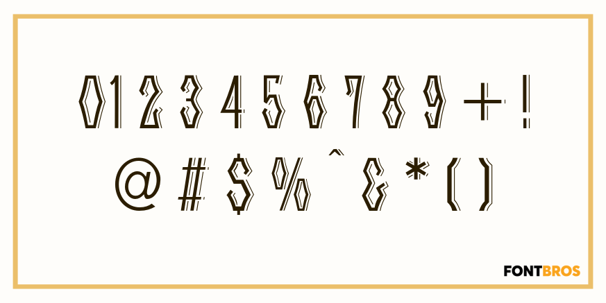 Vanities Shaded Font Poster #1