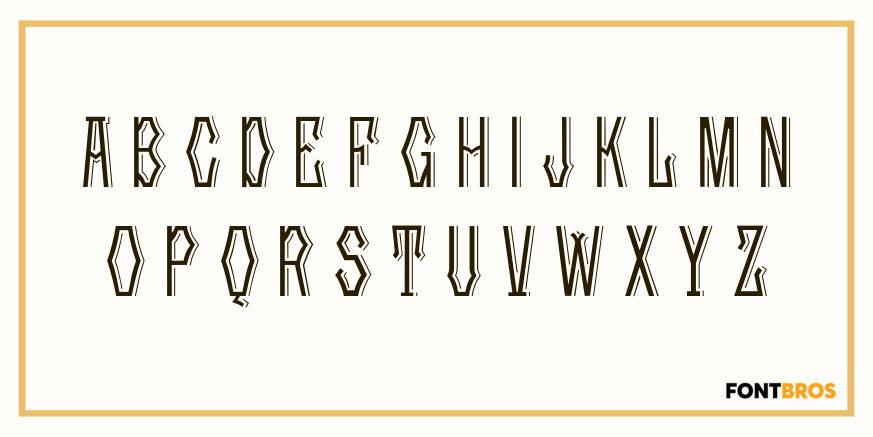 Vanities Shaded Font Poster #3