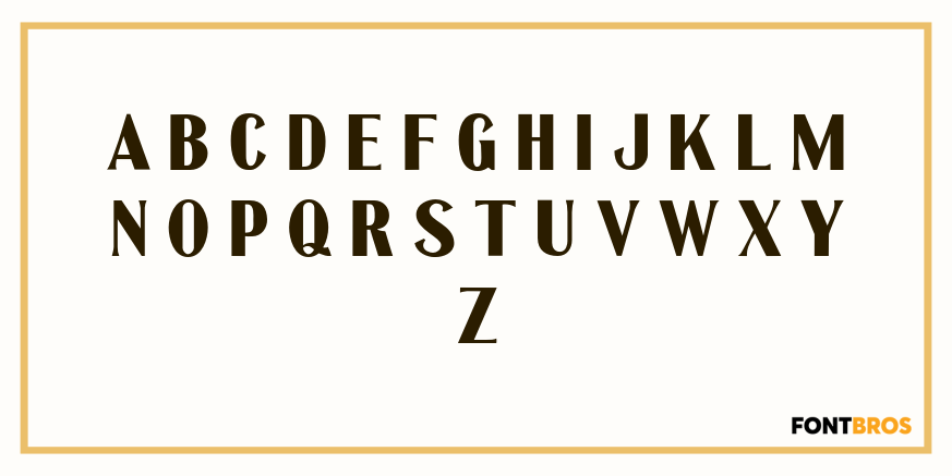 Valjean Font Poster #2