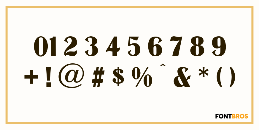 Valjean Font Poster #4