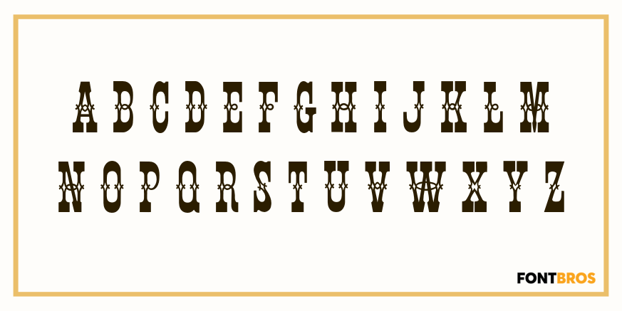 Unique Wood Font Poster #2