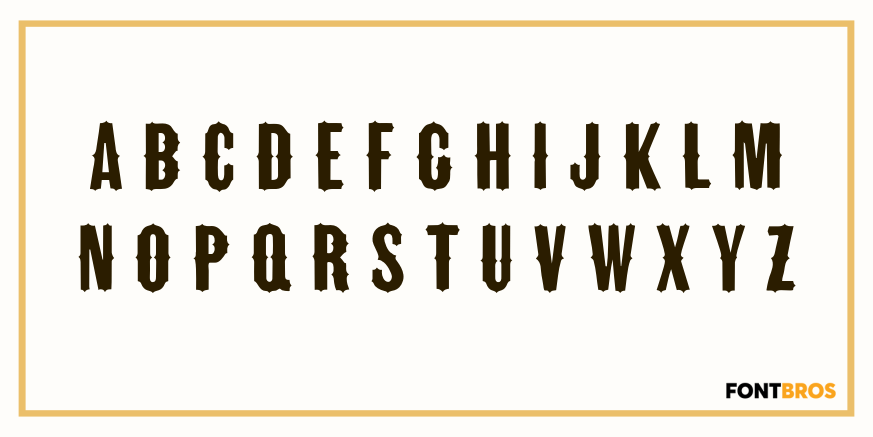 Tuscan Gothic Font Poster #2