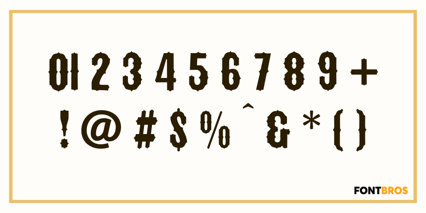 Tuscan Gothic Font Poster #4