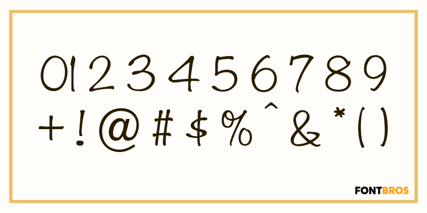 Tally Text Light Font Poster #4