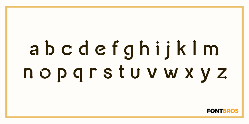 Spearhead Font Poster #3