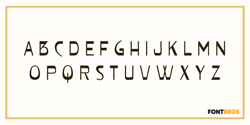 Pekin Font Poster #2