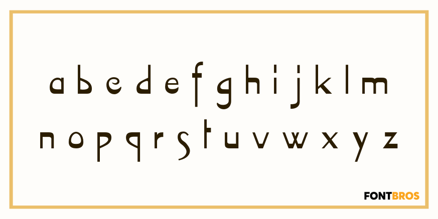 Pekin Font Poster #3