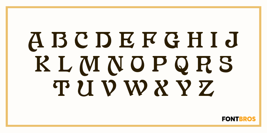 Palmetto Font Poster #1