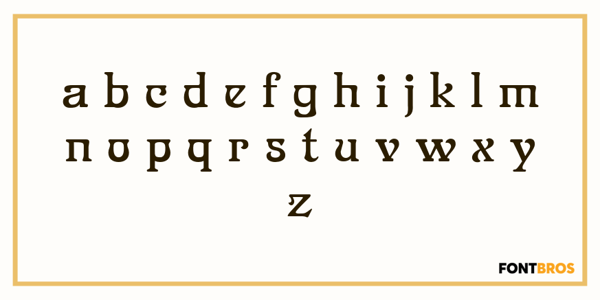 Palmetto Font Poster #1