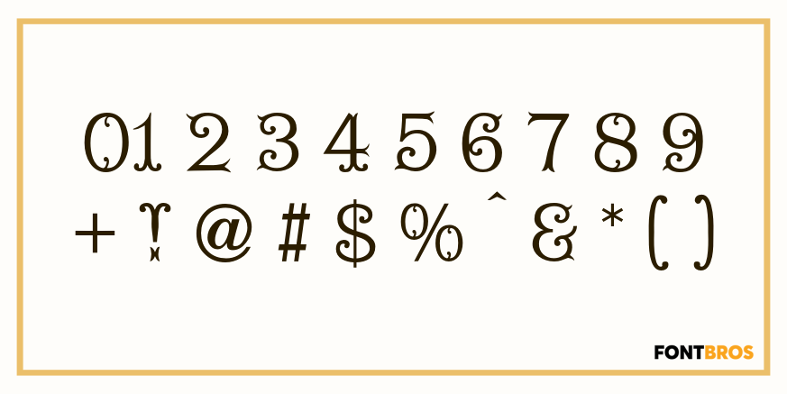 Old Vic Font Poster #4