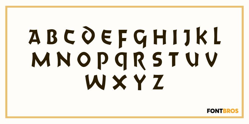 Mozart Font Poster #2