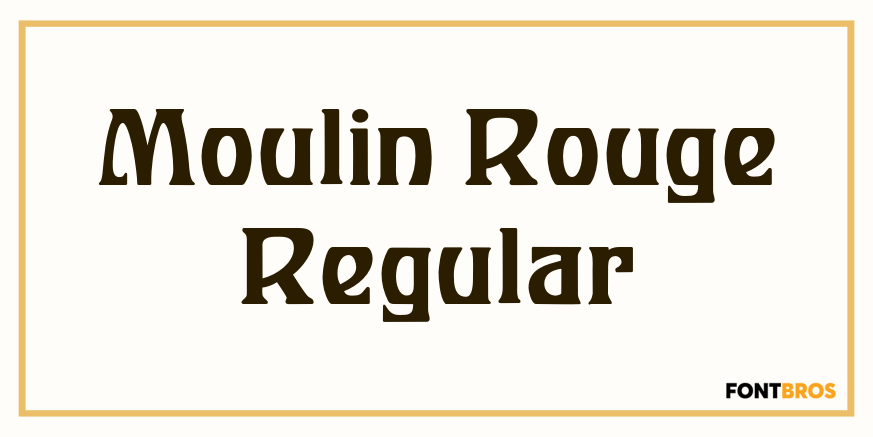 Moulin Rouge Regular Poster