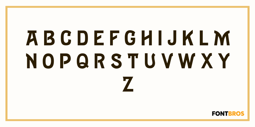 Monument Font Poster #2