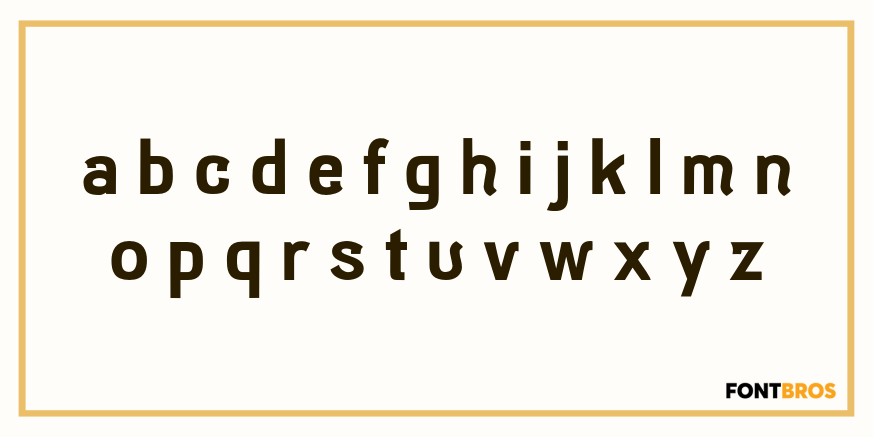 Monument Font Poster #3