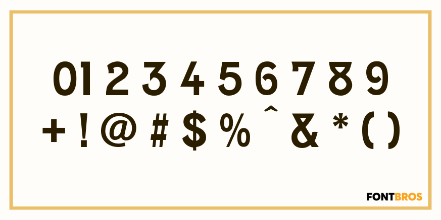 Monument Font Poster #4