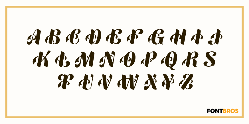 Mardi Gras Improved Font Poster #2