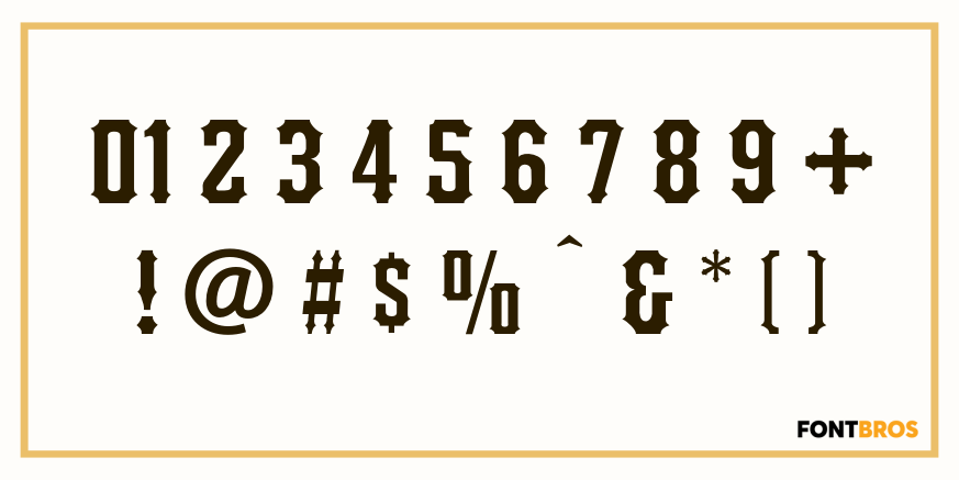 Longbranch Font Poster #4