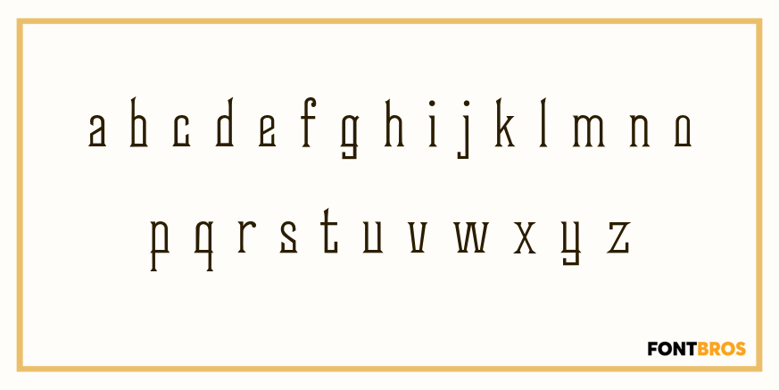 Illyrian Font Poster #3