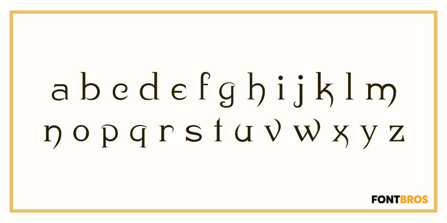 Huron Font Poster #3