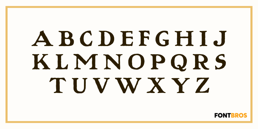 Hearst Roman Font Poster #2