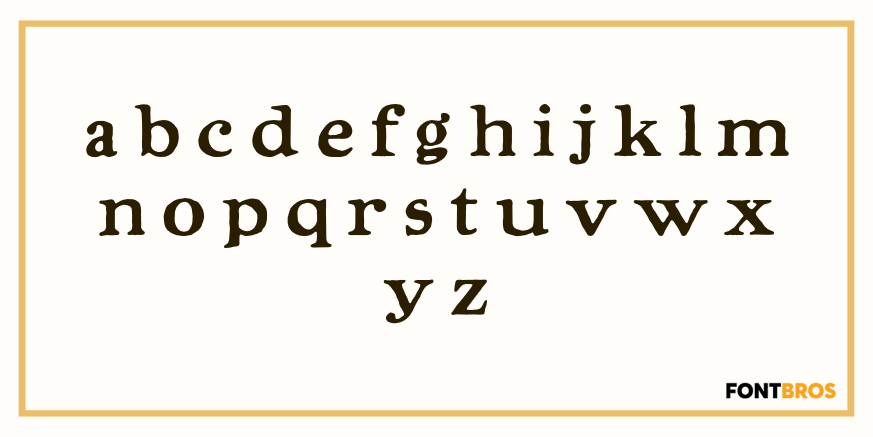 Hearst Roman Font Poster #3