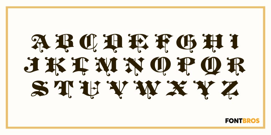 Harlem Text Font Poster #2