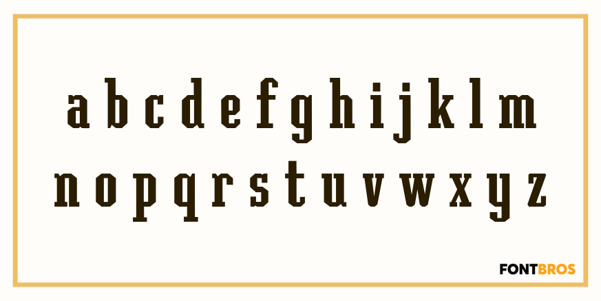 Grecian Font Poster #3