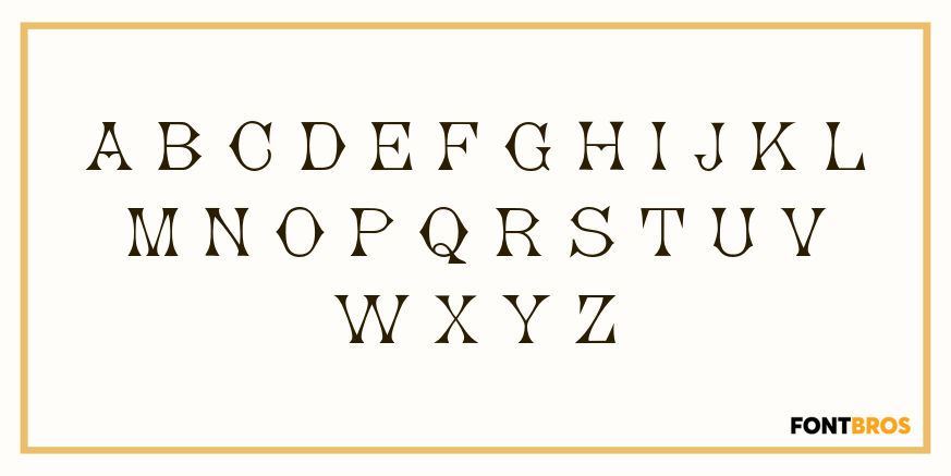 Gladiate Font Poster #3