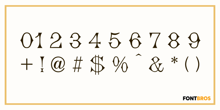 Gladiate Font Poster #4