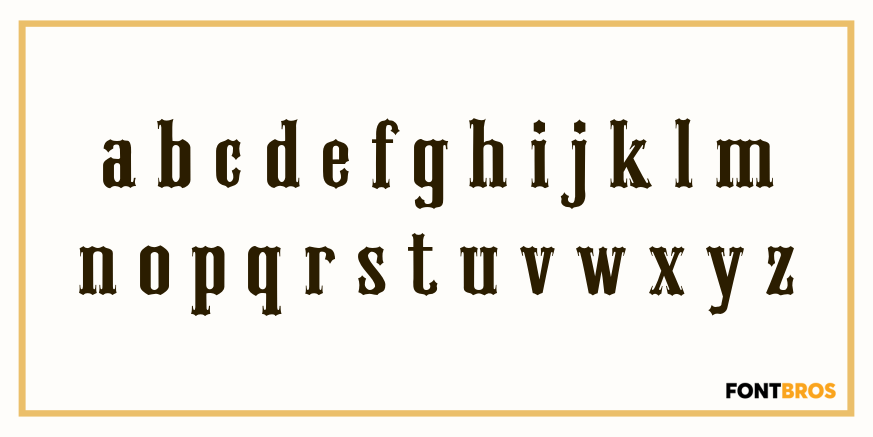 Gilbey Font Poster #3