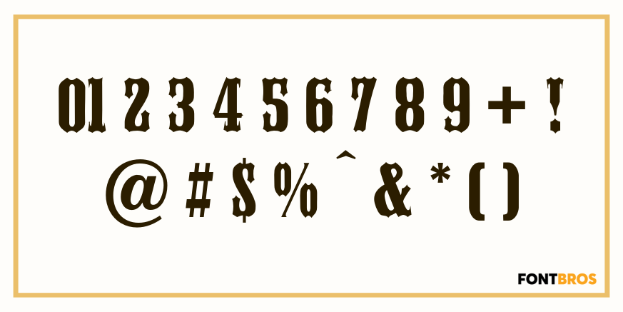 Gilbey Font Poster #4