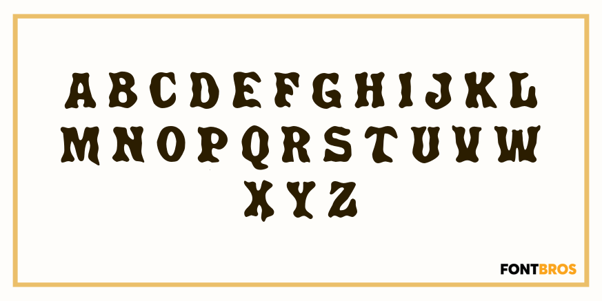 Ghost Show Font Poster #2