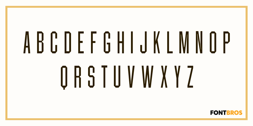 Five Star Final Font Poster #2