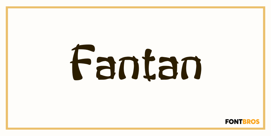 Fantan Font Poster