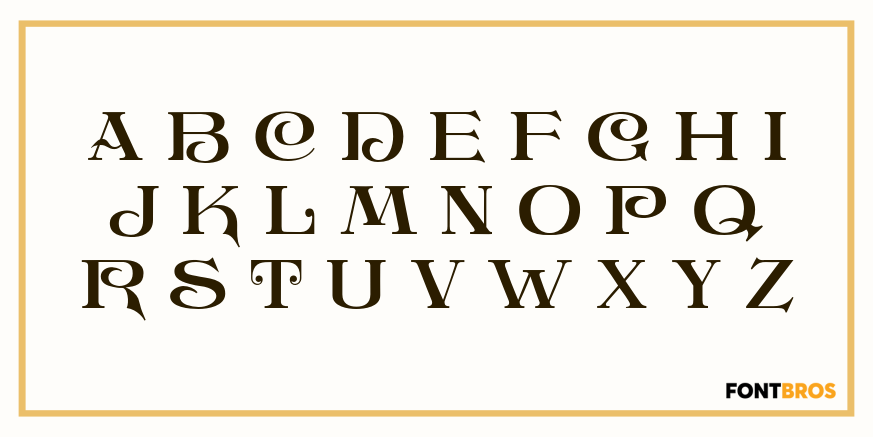 Fandango Font Poster #2