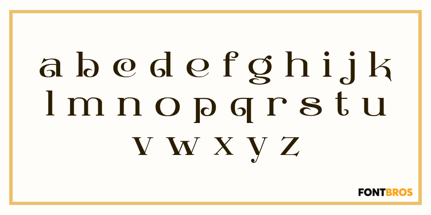 Fandango Font Poster #3