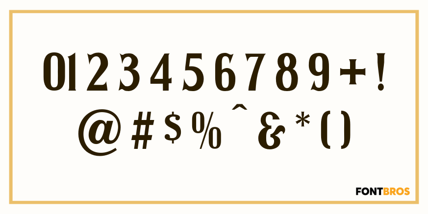 Fairmont Font Poster #4