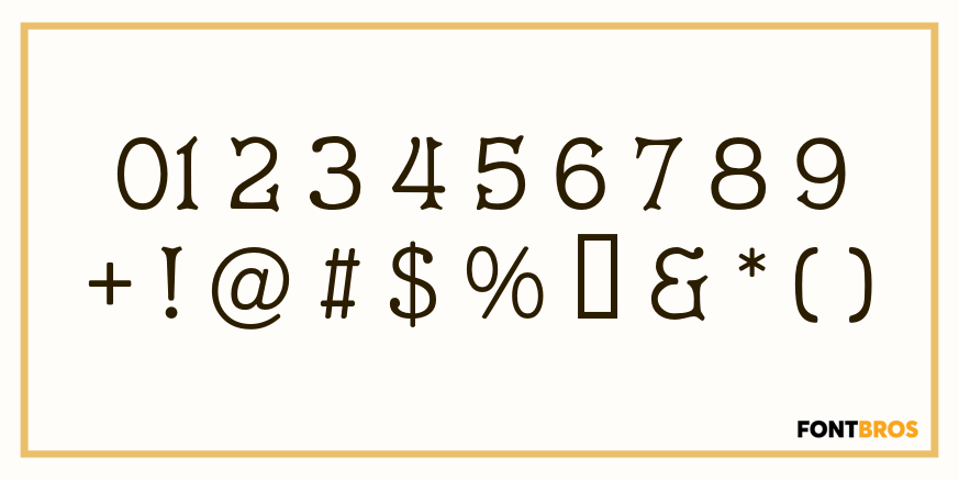 Eureka Antique Font Poster #4