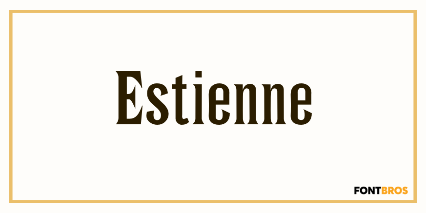 Estienne Poster