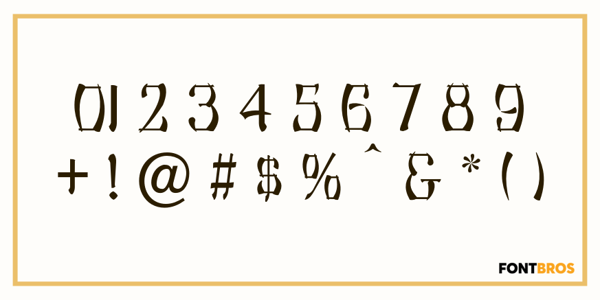 Emperor Font Poster #1