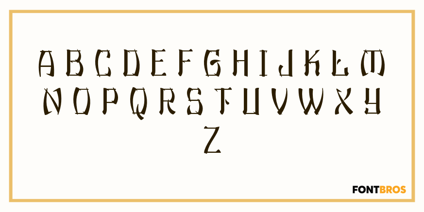 Emperor Font Poster #2