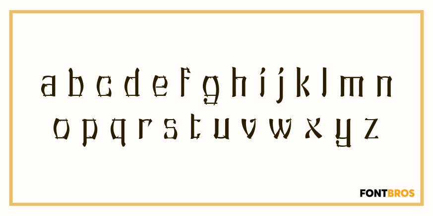 Emperor Font Poster #1