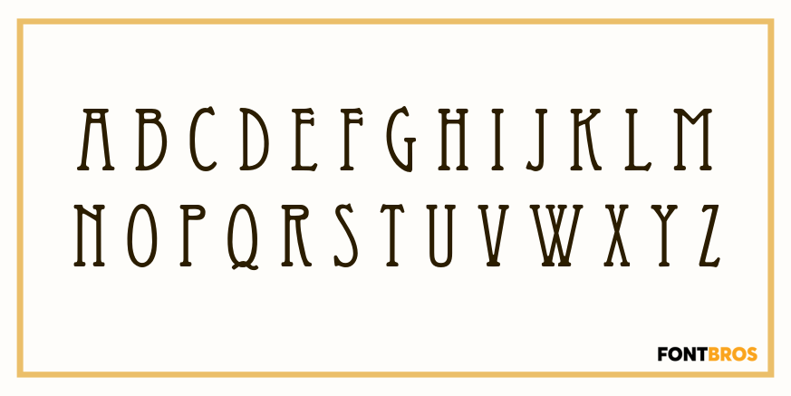 Eccentric Font Poster #2