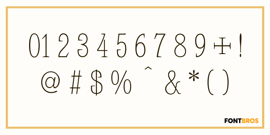 Eastlake Font Poster #4