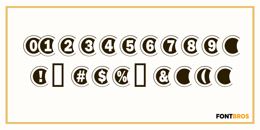 Disco Font Poster #4