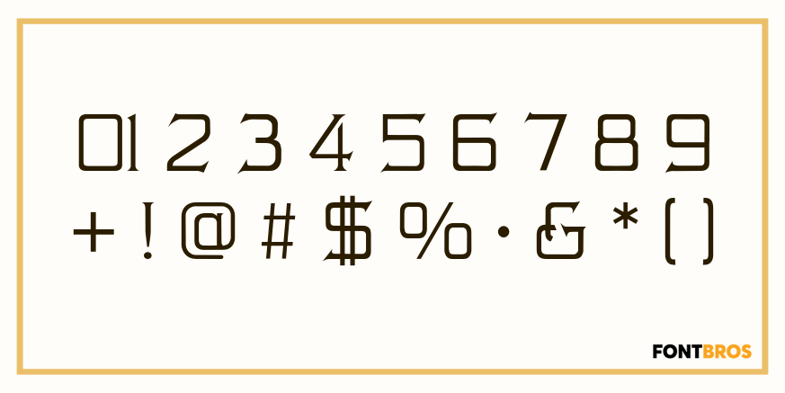 Dangerfield Font Poster #4