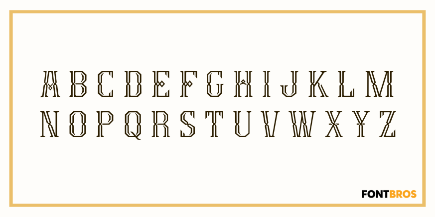 Crossroads Font Poster #3