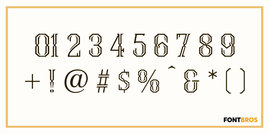 Crossroads Font Poster #4