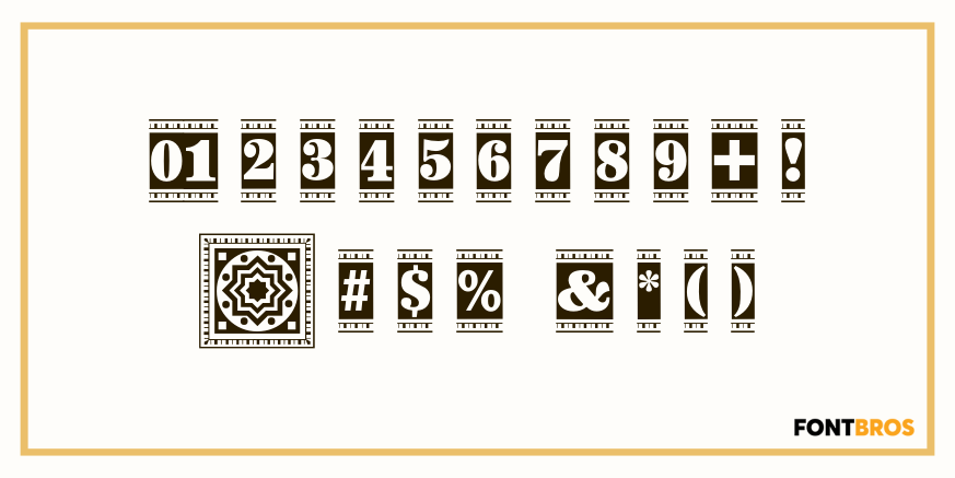 Contract Banner Font Poster #4